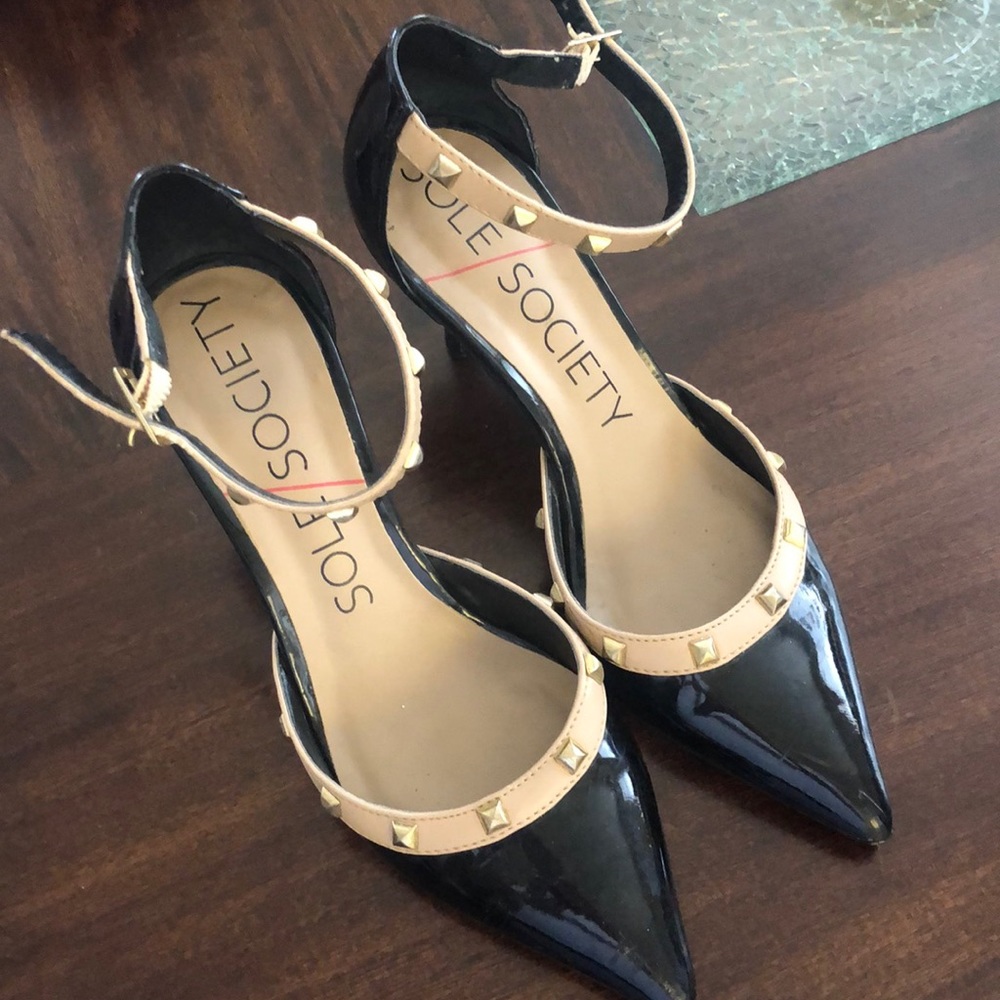 Sole society stud heels